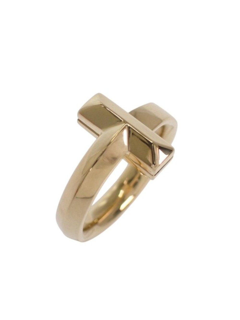 Tiffany & Co T One Wide Actual Ring 18k Yellow Gold